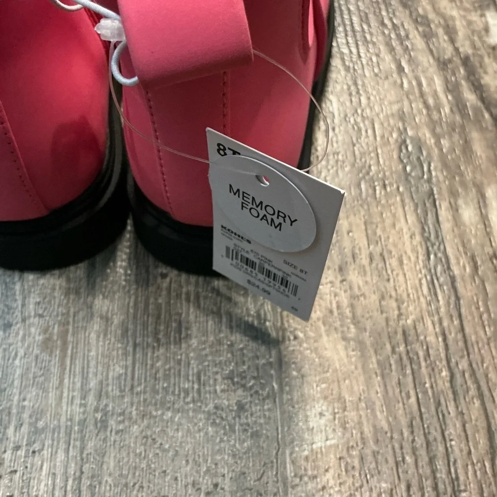 Jumping Beans Girl’s Pink Star-Panel Chelsea Boot Size 8